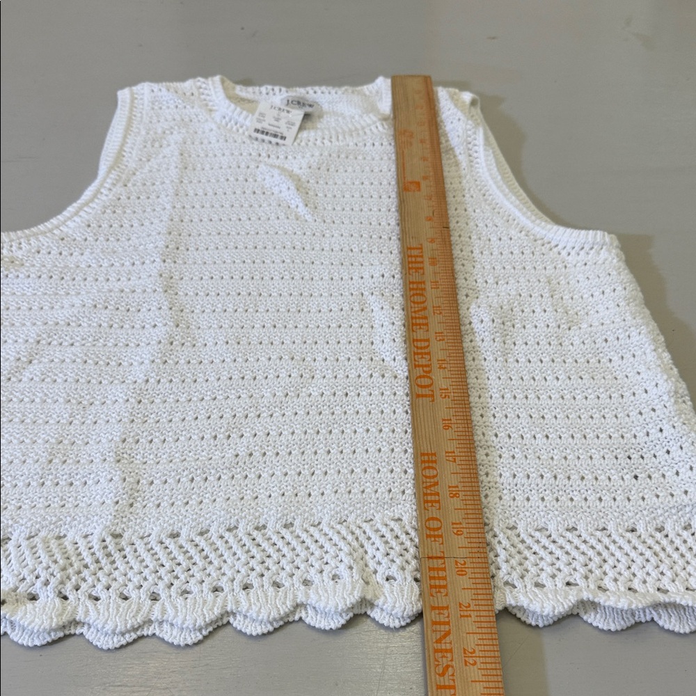 J. Crew Crochet sweater-tank Size Large - Picture 5 of 9
